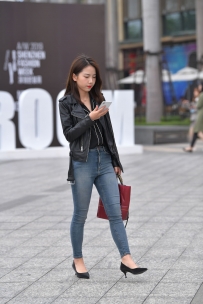 【精选街拍】Vol.2235 飒爽皮衣牛仔 [57P-1.30GB]