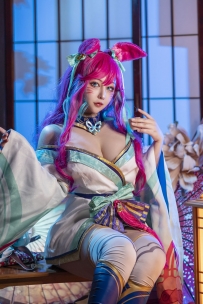 #KANEKO_咔喵_Vol.035_英雄联盟_阿狸_灵魂莲华_[17P+1V-541MB]