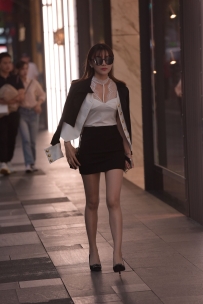 【精选街拍】Vol.2972 魅力黑白搭配 [184P+12V-5.15GB]