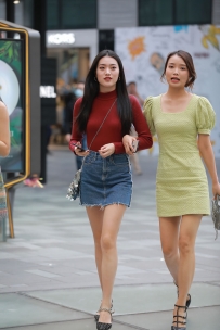 【精选街拍】Vol.2039 牛仔裙修身百搭 [113P+1V-1.81GB]