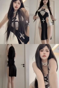 【微密圈】No.332_#空心柚七_疯狂的修女_6分28秒视频_1V