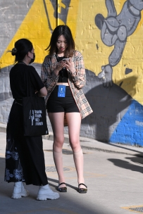 【精选街拍】Vol.2387 花格子衬衫女孩 [157P-1.01GB]